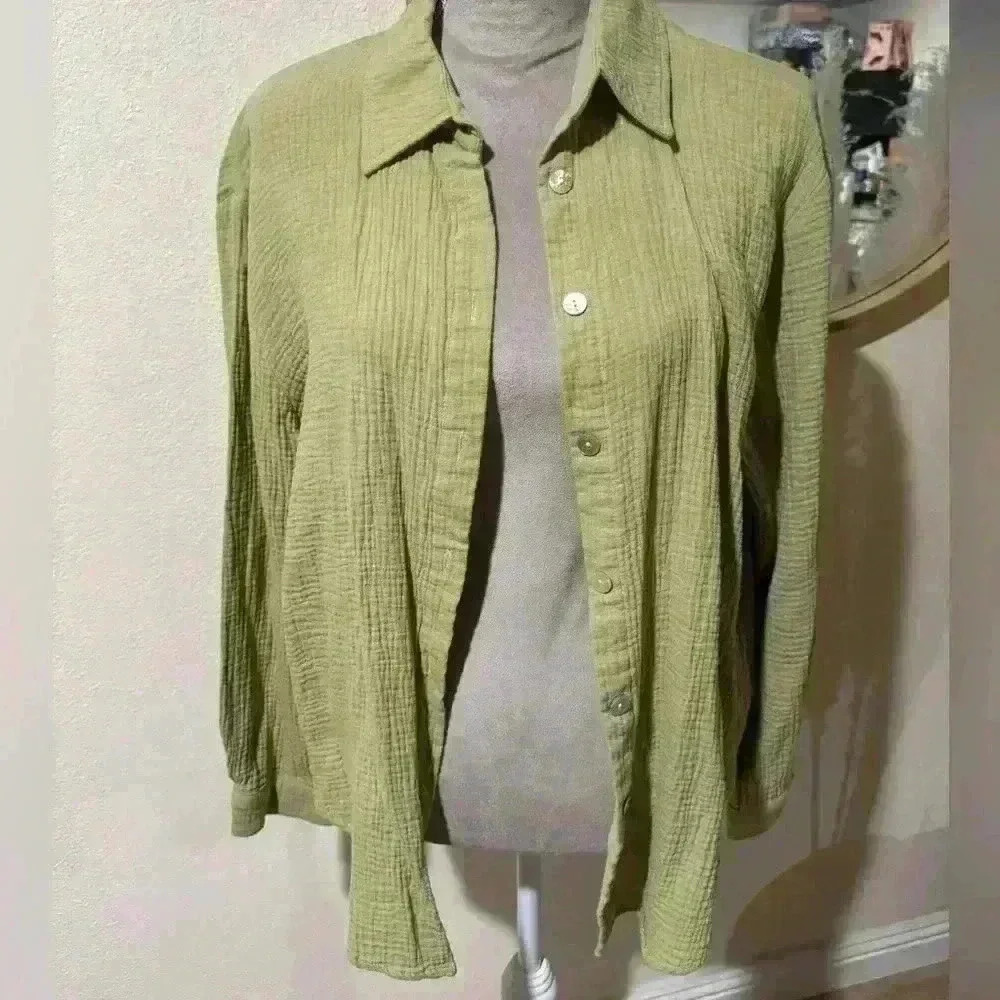 Princess Polly MAHALIA SHIRT GREEN